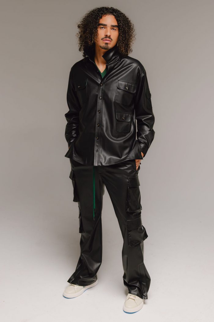 Roosevelt Leather Set Black