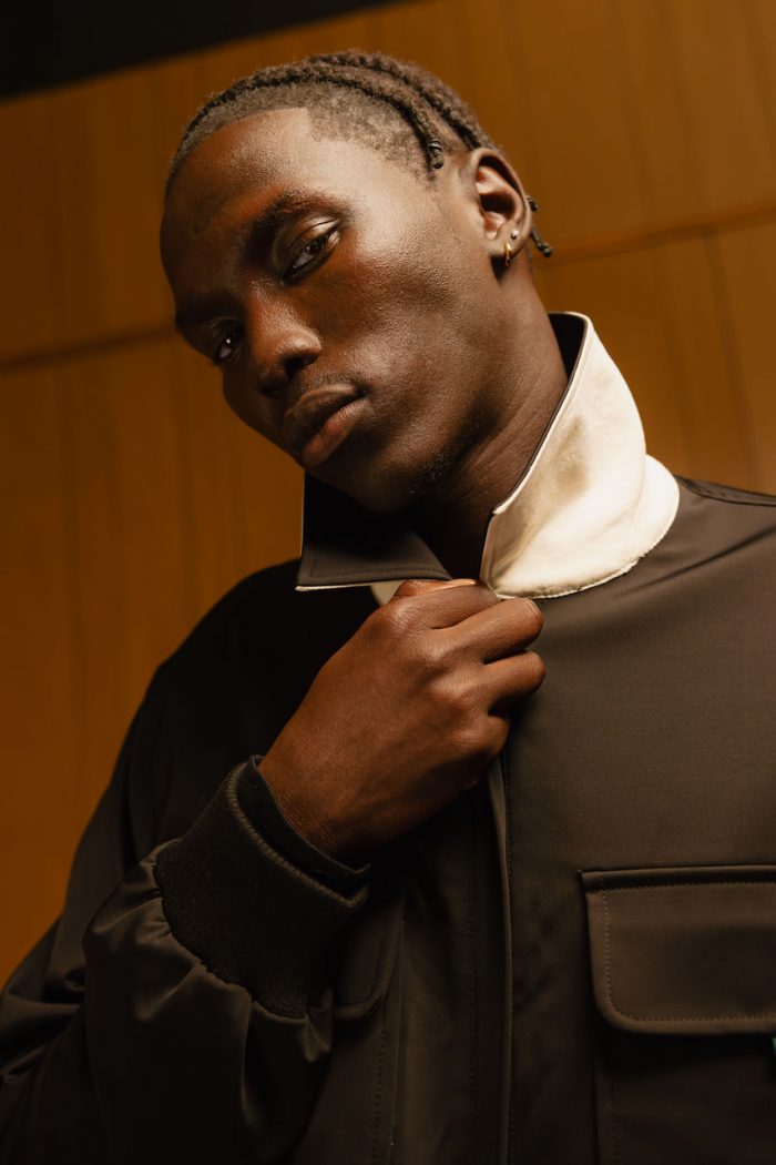 Man wearing Antar Levar Motion Set Jacket