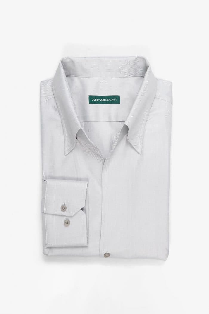 Curved Button Down Collar